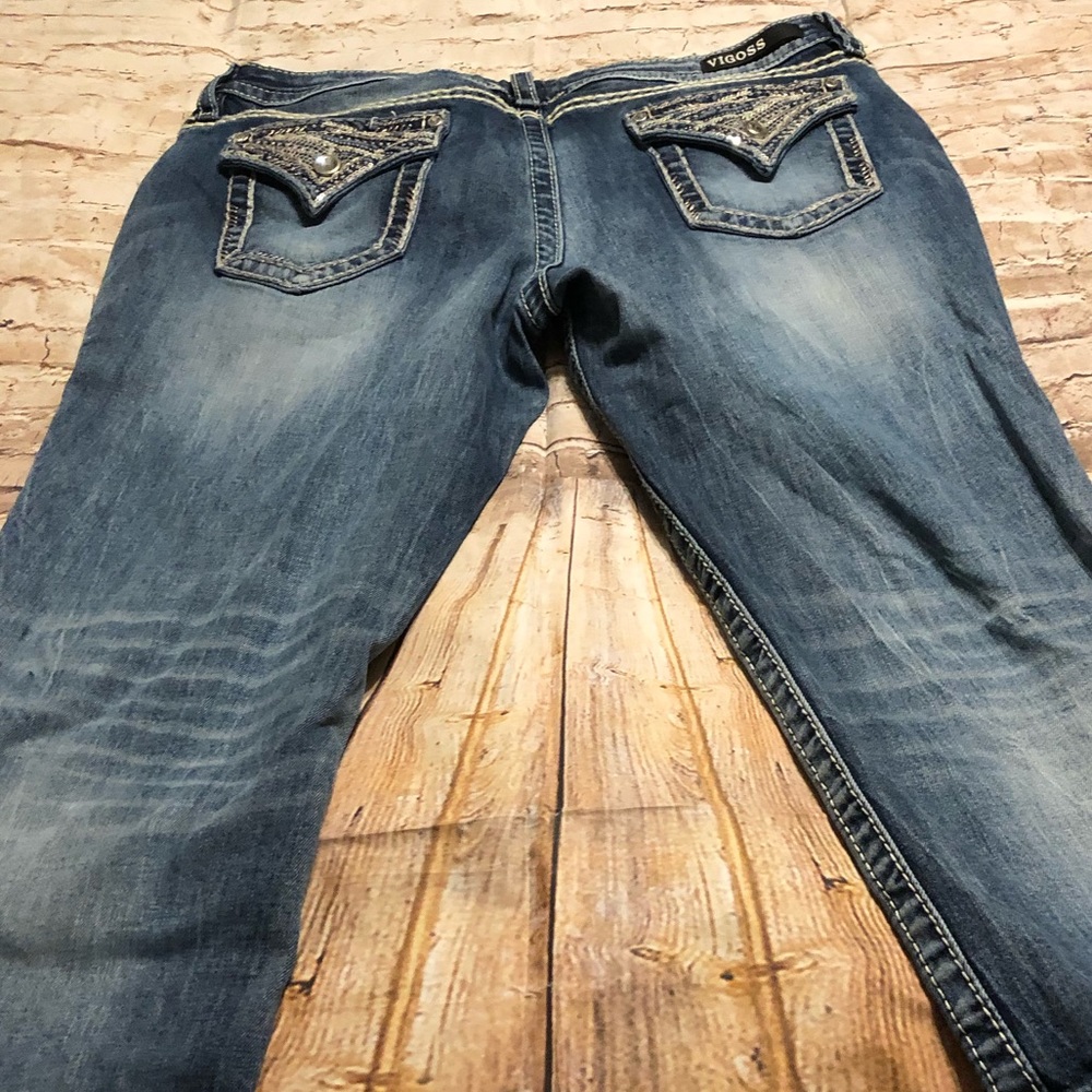 Cropped vigoss bling jeans size 15/16 💎💎💎💎